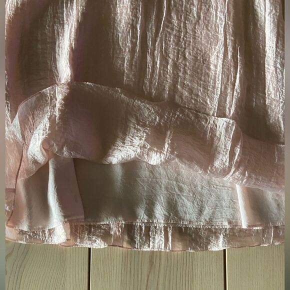 Jessica McClintock for Gunne Sax Millennium 2000 Pink A line Maxi skirt Size 5 - Picture 4 of 6